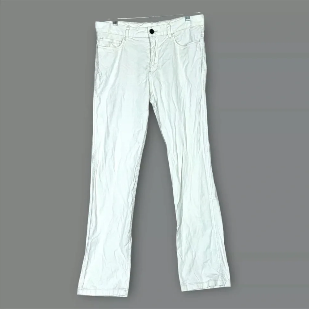 Buck Mason 5 Pocket Pants Mens 31 Fit 34x29 White Vintage Canvas Chino Preppy